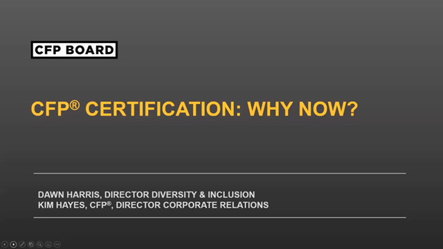 CFP BOARD | CFP(R) CERTIFICATION: WHY NOW?